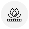 Waterproof base icon